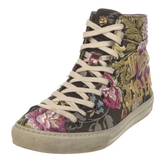 Gucci Blind for Love Floral Embroidered High Top Sneakers - Picture 6 of 16